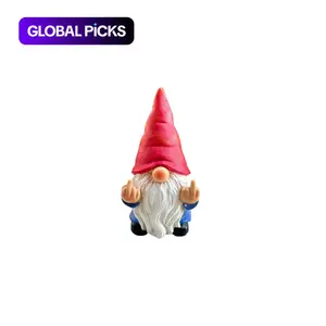 Gnome Statue, Naughty Garden Gnome Statue Decoration, Funny Garden Gnome for Outdoor Or Home Decor, Collectible Room Decor, Garden Sculptures & Statues #GLOBAL PICKS