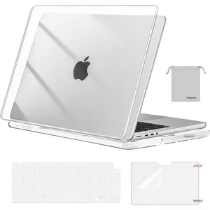 MOSISO MacBook Pro 14 Case 2025–2021 M4/M3/M2/M1 A3112 A3185 Durable PC Material Shockproof Hard Shell Keyboard Cover Screen Film Pouch