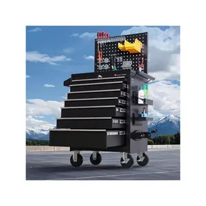 7 Drawer Tool Trolley Auto Repair Workshop Trolley Heavy Duty Mobile Cabinet