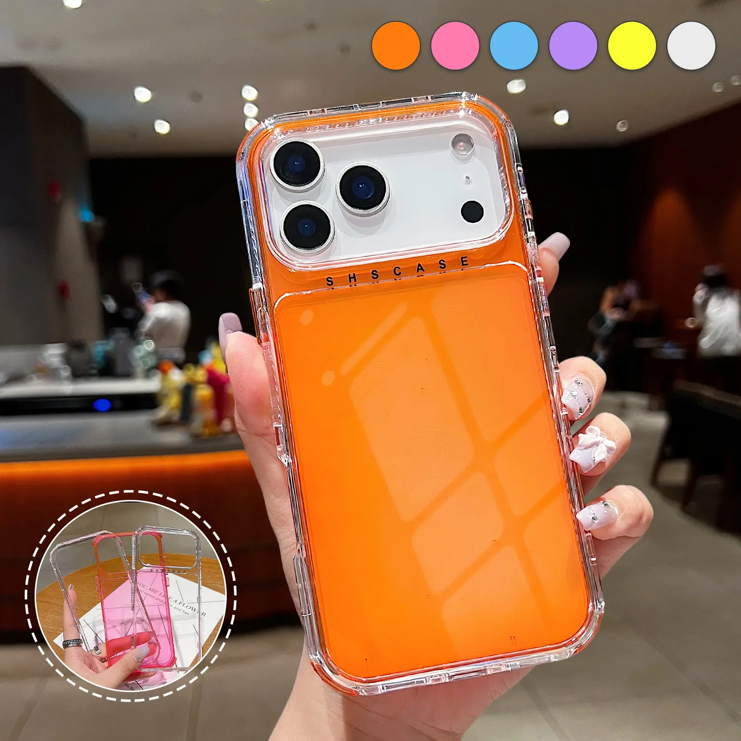 Clear Defender Colorful Case For iPhone 17 Pro Max 17 Air 16 15 14 13 Pro Max Hybrid Shockproof Heavy Duty Cover,back to school,back to school haul