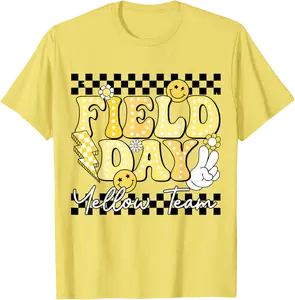 Field Day Yellow Team Color Field Trip Team Game Competition T-Shirt - Taylorde Shop 33B0F1CX5SGG