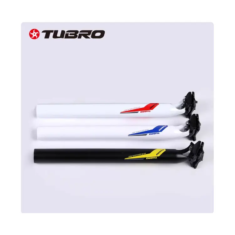 TUBRO SP750 Bike Seatpost, 27.2/30.8/31.6mm x 350mm, Multi-Color Options, Aluminum Alloy