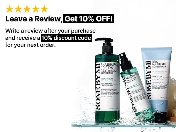 Korean Body Care Set - Gentle Exfoliating Body Wash for Acne-Prone Skin & Hydrating Daily Body Cream - Korean Skincare