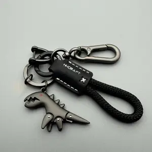 Exquisite Dinosaur Shaped Keychain - Animal Motif Character Charm, Car Key Accessory, Bag Charm for Girls, Backpack Pendant, Keychain For Car Keys, Character Charm Keychains