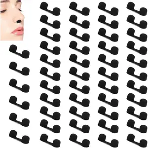 50 Pcs Bulk Pack Unscented Disposable Soft Sponge Nasal Filters, Dustproofing Nose Plugs & Nose Cover, Organizer Storage-Friendly for Outdoor Protection