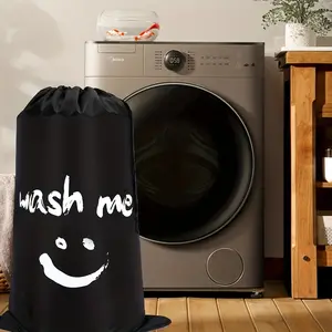 Large Tear-Resistant Laundry Bag with Drawstring Closure, Multi-Purpose Clothing Organizer for Machine Washing, Durable Garment Protector, Laundry Room Organiser
