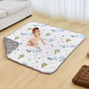 VEVOR Baby Play Mat, TikTokShopBlackFriday, 50""x50"" Baby Crawling Mat, Non-Slip One-Piece Soft Baby Playmat, Foldable Floor Mat, Waterproof Activity Playmats for Babies,Toddlers, Infants, Machine Washable, Play & Tummy TimeVEVOR Super Brand Day