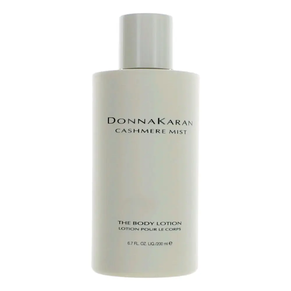 Cashmere Mist by Donna Karan, 6.7 oz Body Lotion for Women Unboxed Gentle Nourishing Smooth Body Care Moisturizer Deeply Moisturizing Hand Body Lotion Lightweight Hydrating Fragrance Scent Jasmine