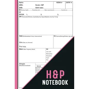 H&P Notebook: Blank Template for Medical History & Physical Exam Record Paperback – November 30, 2023