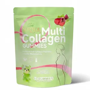Colageno convitaminas SDRXDE Multi Collagen Gummies, 60 Count - Premium Fish Collagen Peptides + Biotin & Multivitamins, Gluten Free, No Added Sugar, Vegan Blend for Skin, Hair & Nail Health Support-Premium formula Advanced blend High potency blood vessel