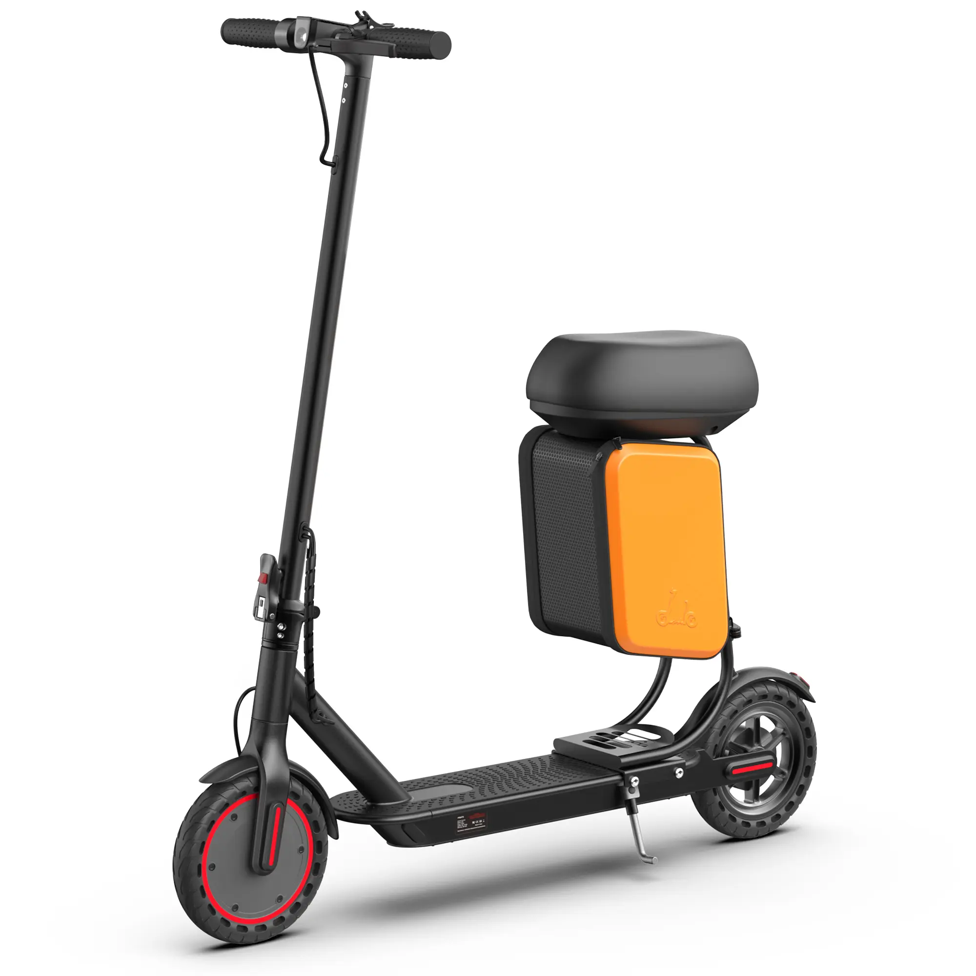 SummerVibes AOPO Electric Scooter with Seat | 350W Motor, 19mph Top Speed, 36V Battery | Foldable Design with APP Control, Dual Brakes & Suspension | Ideal for Commuting, Campus Rides, Short City Trips