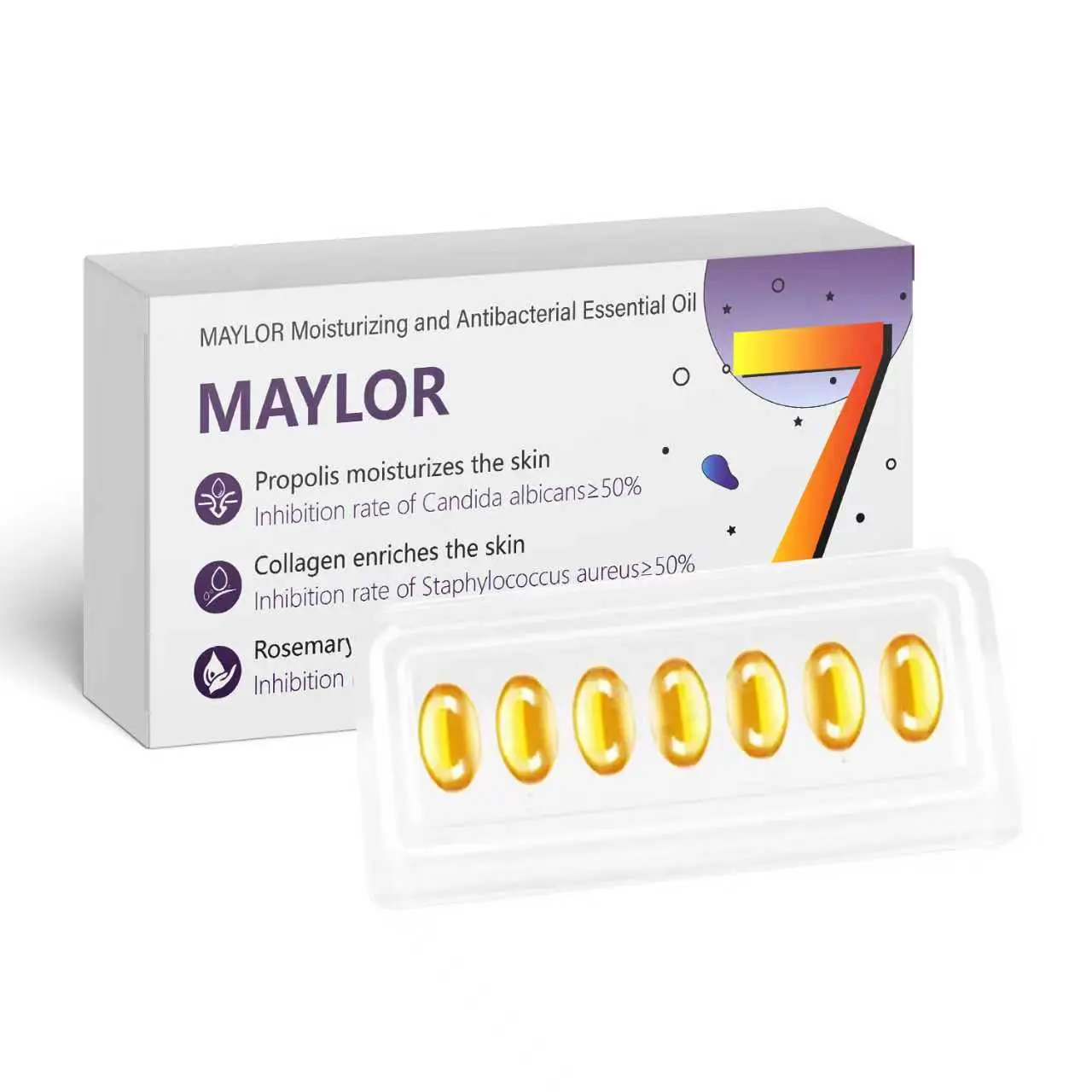 Women's Moisturizing Firming Lotion Pills, Stay Fresh, Moisturized and Firm, Revert To Tight And Tender State, Essential Oil Capsules, 1 Box 7 Capsules (1)