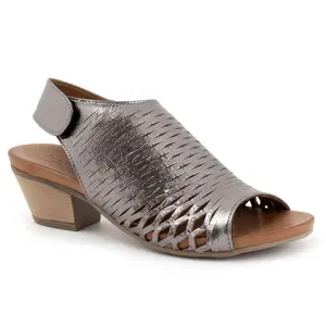 Bueno Leather Heeled Sandals - Lacey