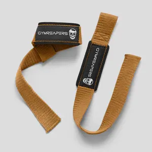 Lifting Straps | Premium Padded Weightlifting Straps - Tan
