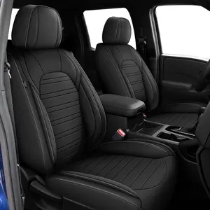 Faux Leather Seat Covers, 5-Seat Full Set for Nissan Rogue 2009-2026 - Waterproof, Easy to Clean, All-Season Protection, Car Seat Protector, Artificial Leather
