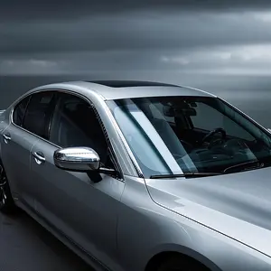 Silver Car Wrap Vinyl Roll Glossy & Metallic DIY Color Change Film for SUV Truck & Motorcycle Easy Install Removable 12x60 58x60 inches carwrap dicarculture