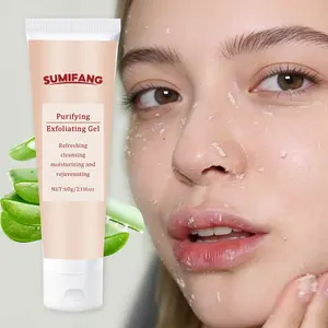 Deep Cleansing Exfoliating Gel, Natural Plant-Based Ingredients, Gentle Skincare, Moisturizing & Nourishing, Even Skin Texture, Brightening Radiant Skin, Moisture, 60g