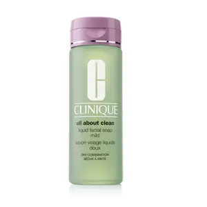 Clinique Liquid Facial Soap Mild Dry Combination, 6.7 Ounce