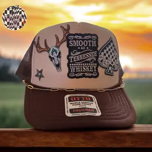 Tennessee Whiskey Trucker Hat — Original Design for Country Music Lovers — Comfortable Fit