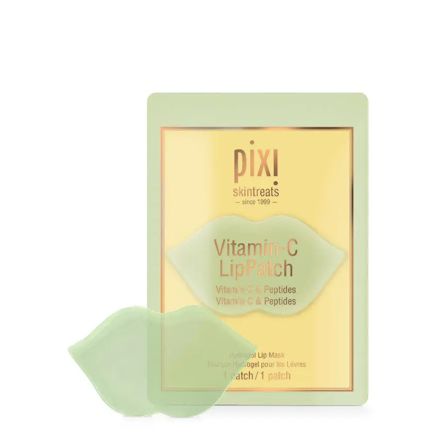 Pixi Vitamin-C LipPatch - Hydrating, Cooling Lip Mask with Vitamin C, Peptides, Ginger, Cinnamon, Ceramides, Ideal for Self Care Products