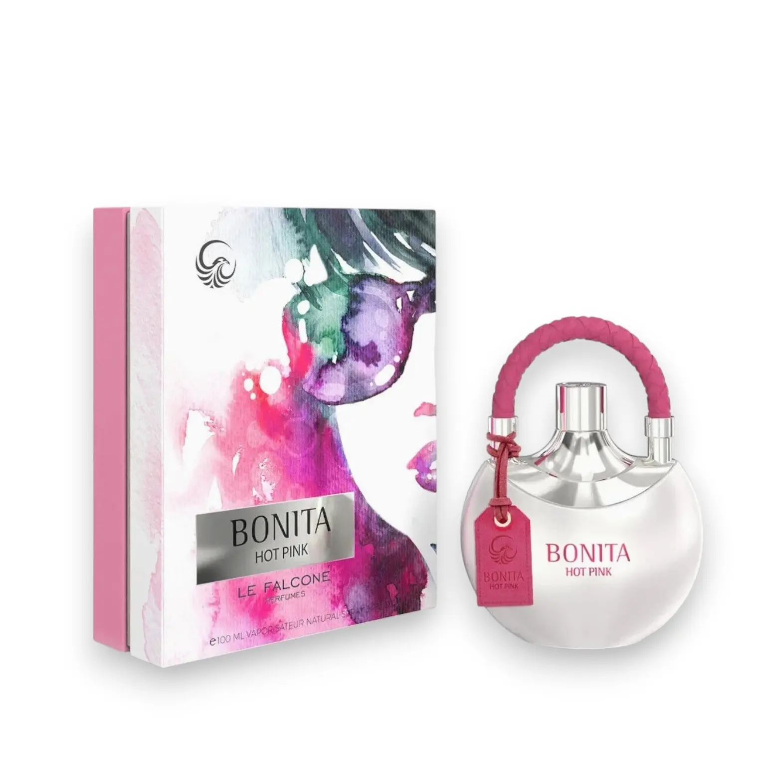 Le Falcone | Bonita | Hot Pink | Women's Fragrance | 100 ML 3.4 OZ | Eau De Parfum | Lily - Bergamot & Sorbet