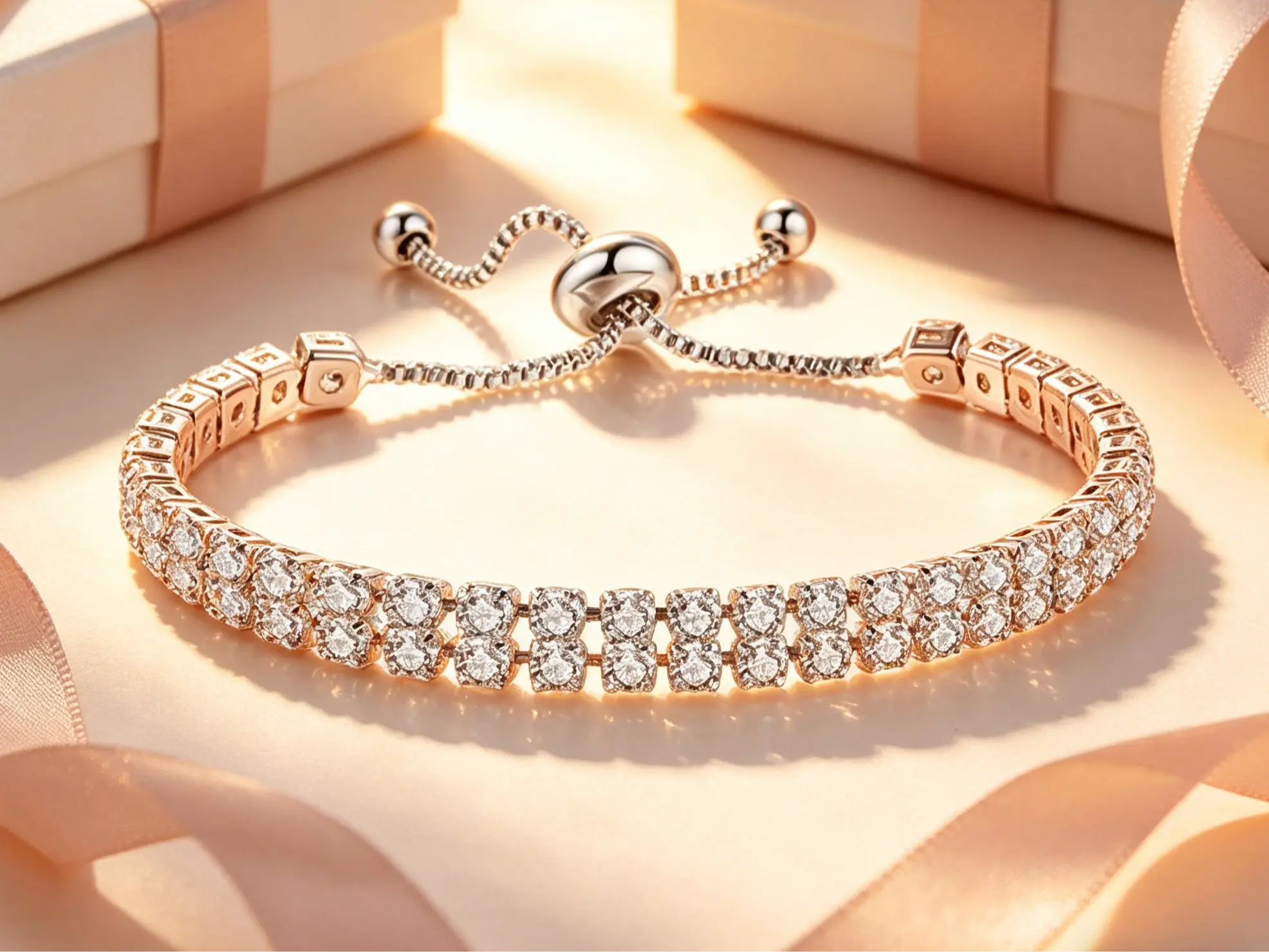 Women's Cubic Zirconia Bangle - Elegant Adjustable Metal Cuff, Exquisite Trendy Bracelet for Daily Casual Wear Accessories, Cuff Bracelet, Adjustable Wristband Bracelets & Bangles