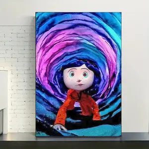 Cartoon Character Pattern DIY Acrylic Diamond Arts Colorful Painting Kit without Frame, DIY 5D Diamond Mosaic Arts Painting Kit, Wall Art Decor for Home Living Room Bedroom