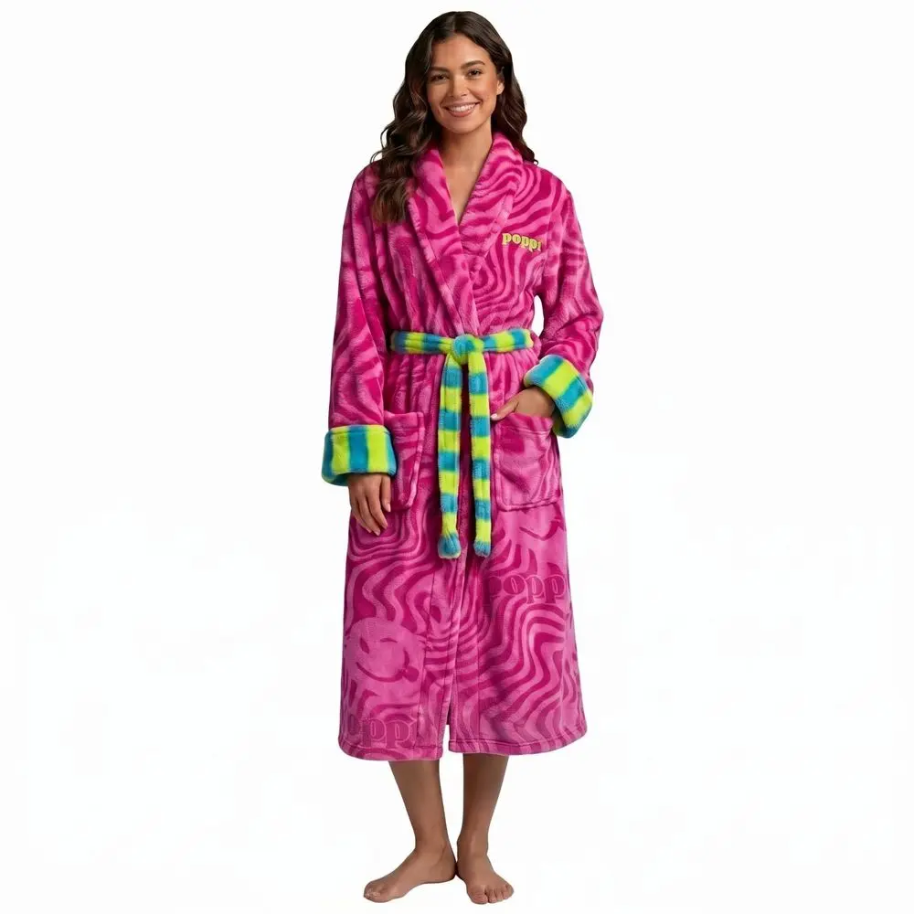S/M Poppi Dorm Bath Robe Pink S/M Poppi Dorm Bath Robe Pink