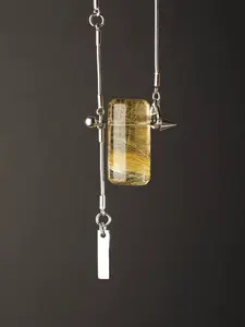 Fashion Silver Color DIY Pendant Necklace, Spiral Rotating Detachable Arrow Pendant Style, Adjustable Chain Jewelry for Women & Girls