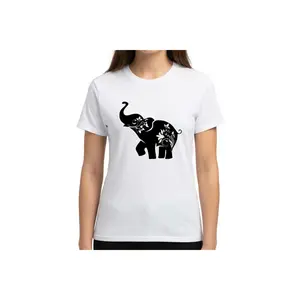 Floral Elephant Shirt - Animal Lover Unisex T-Shirt - Ultra-Soft Comfy Fabric - Ideal for Everyday Wear - Gift For Her & Pet Lover Tee - Top