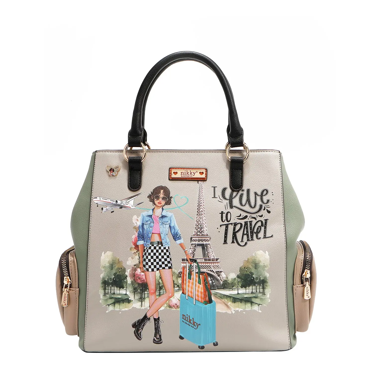 I LIVE TO TRAVEL BUCKET BAG I LIVE TO TRAVEL BUCKET BAG