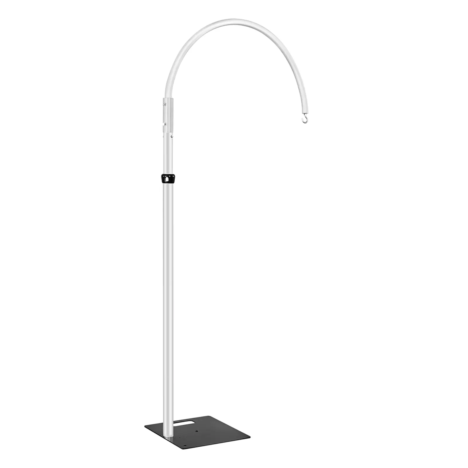 Hecis Curved Chandelier Hook for Backdrop Stand, Wedding Hanging Arm Accessory for Party Event Decoration