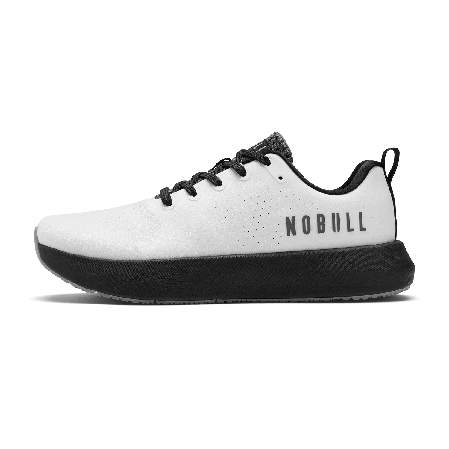 NOBULL Women's Drive 2 Ripstop in Classic White Jet Black NOBULL Women's Drive 2 Ripstop in Classic White Jet Black