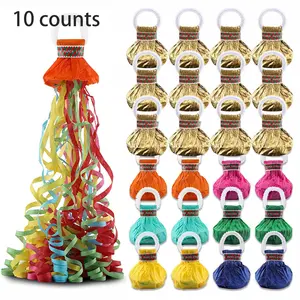 10counts Hand Throw Confetti Streamers for Celebrations, Birthday Party Decorations,Wedding Engagement Graduation Gifts