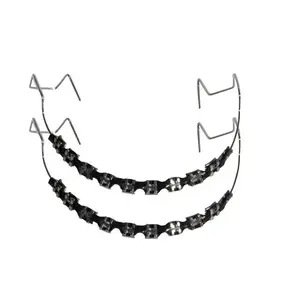 1 Pair Fashion Braces Colorful Temporary Tooth Decoration with Metal Wires Metal Bracket Orthodontic Ligature Ties High Quality