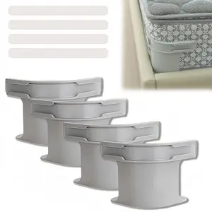 Lock Sheet Holders Set of 4, HeavyDuty Bed Sheet Holders with Straps, Keep Sheets Firm &Tight,Corner Fitted for All Mattress Sizes Bedsheet Clip Durable BeddingAccessories/ Lock Sheet Holders Keep Sheets Tight Heavy Duty Bed Sheet Holder Bed Garter