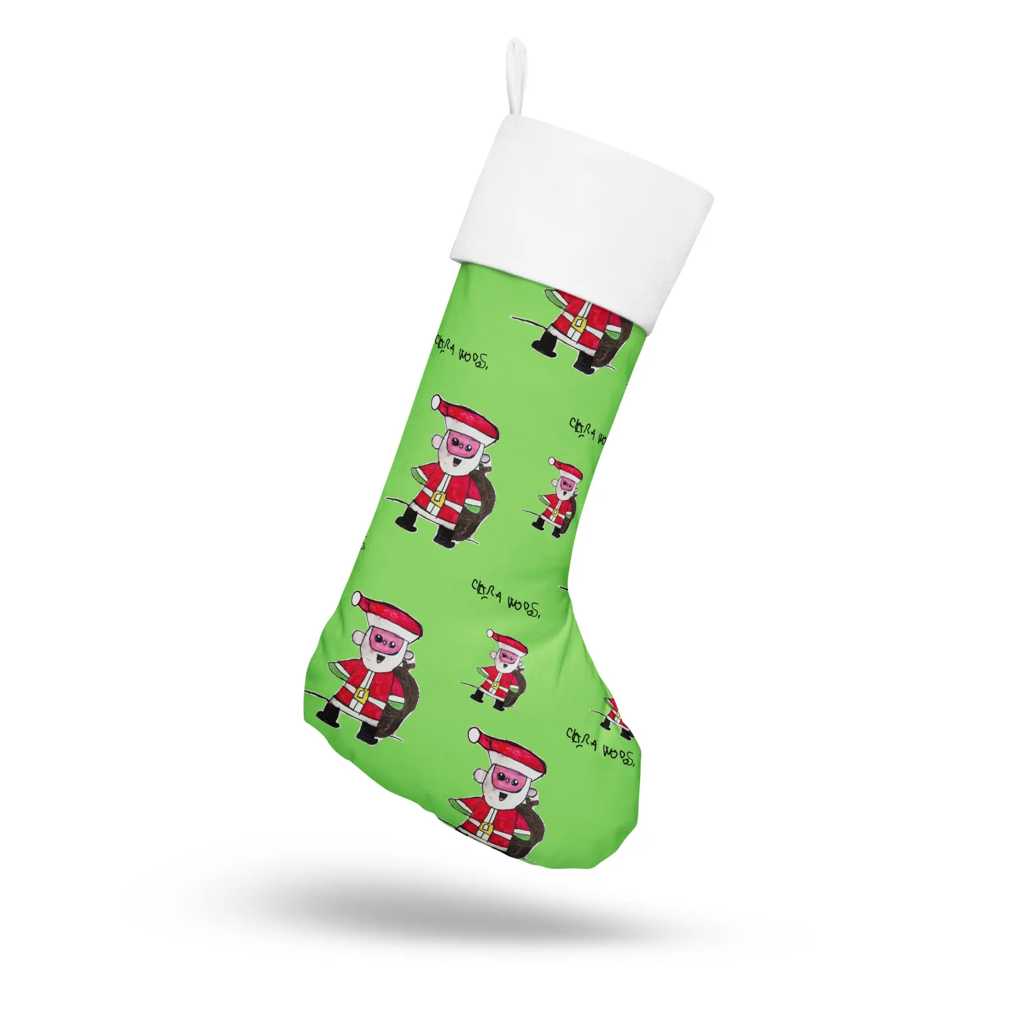 SANTA Christmas stocking