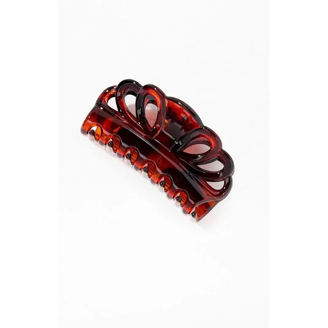 John Galt Women's Brown Hair Claw Clip