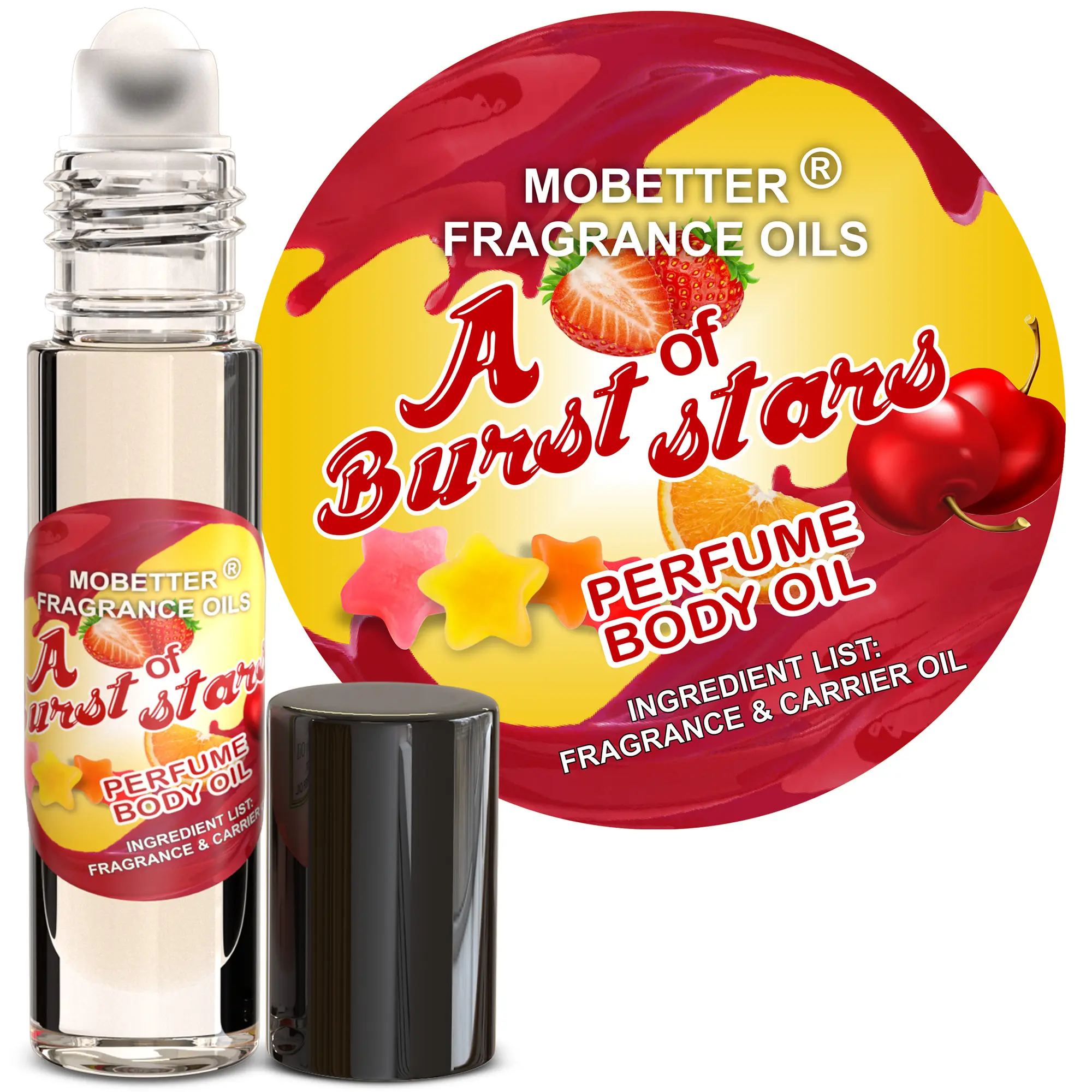 MOBETTER FRAGRANCE OILS A Burst of Stars Perfume Fragrance Body Oil Unisex