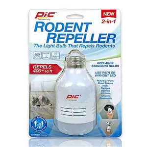 Pic LED-RR Rodent Repeller Light Bulb