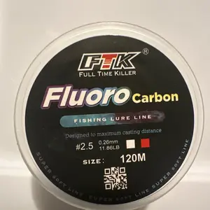 120 M of Fluoro carbon 12lb fishing line