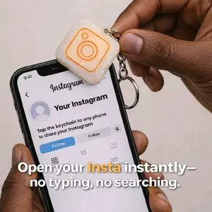 Tap Your Phone – Instant Link Sharing NFC Keychain (Business, Events & Personal Use)