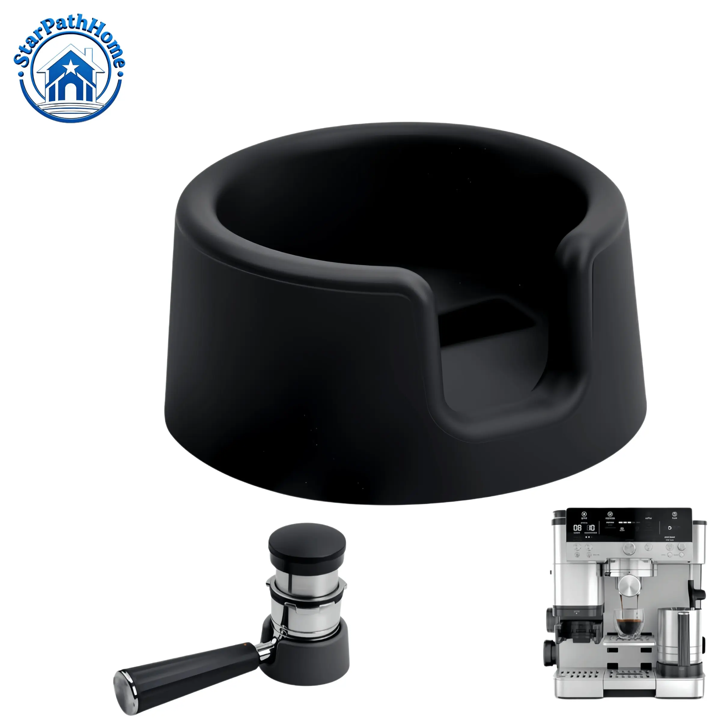 Ninja Luxe Portafilter Holder for Es601/es701 Espresso Machines, Anti-Slip Silicone Coffee Tamper Base, Coffee Accessories, Coffee Brewing Accessories, Coffee Station Accessories