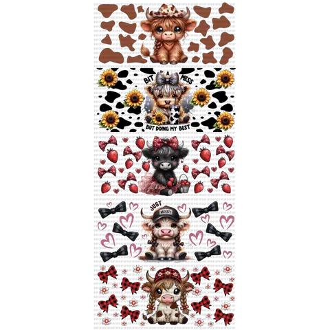 CUTE COW UV DTF BUNDLE