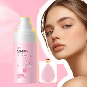Laikou Sakura Matte Setting Spray, Long-Lasting Matte Setting Spray Oil Control Waterproof Sweatproof Makeup Fixer, Fixing Spray