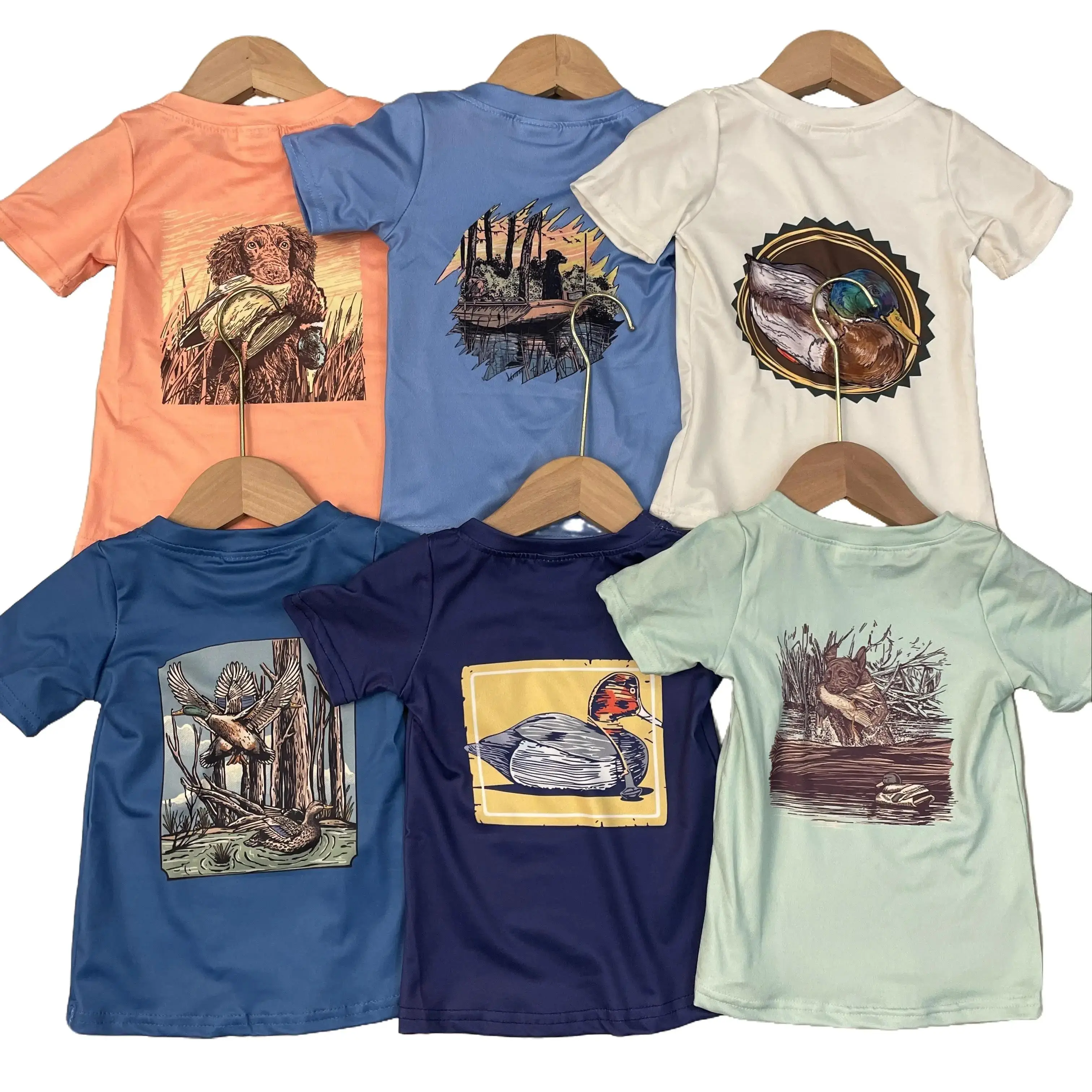 Boy Summer Tshirt Mallard Hunting Boy Summer Clothes Top