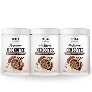 3 Pack Bella All Natural Mushroom Iced Coffee