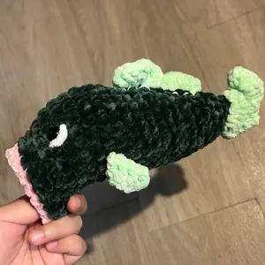 Hand Crocheted Largemouth Bass Fish