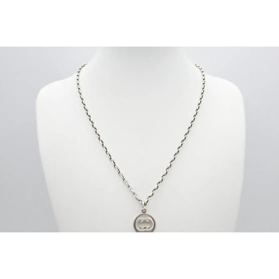 Pre-owned Gucci Interlocking G Pendant Necklace