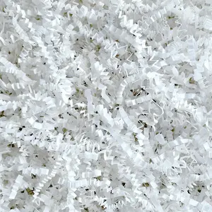 2LB White Crinkle Paper Filler for  Baskets Crepe Papers Easter Basket Grass